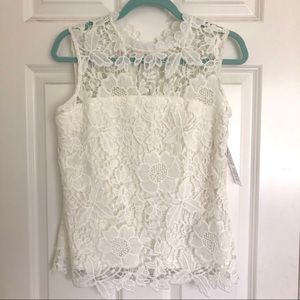 Sleeveless Lace Top